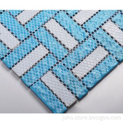 2014 Most Popular Stone Mix Crystal Glass Mosaic, 300*300mm
